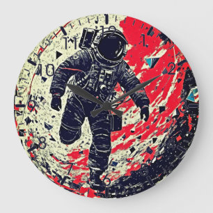 Grande Horloge Ronde Fragmentation galactique - astronaute