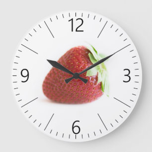 Grande Horloge Ronde Fraises