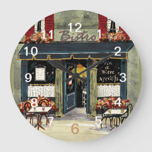 Grande Horloge Ronde French Bistro wall clock