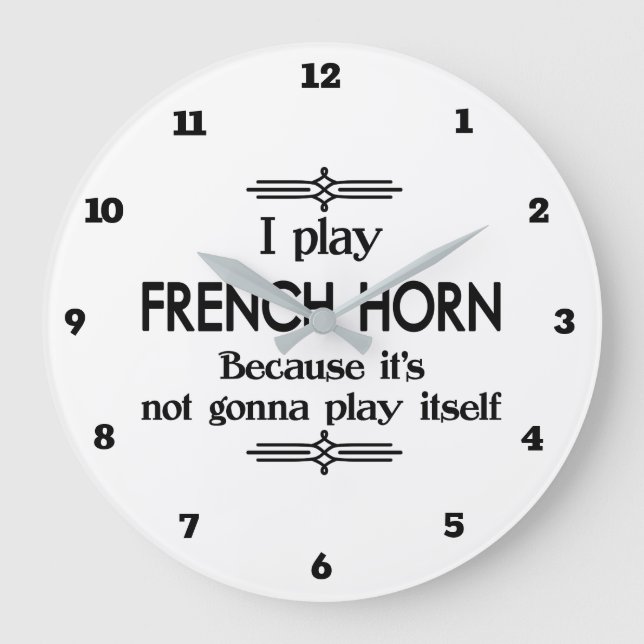 Grande Horloge Ronde French Horn (Recto)