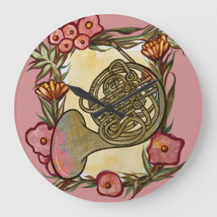 Grande Horloge Ronde French Horn Band Camp Art Horns Band professeur
