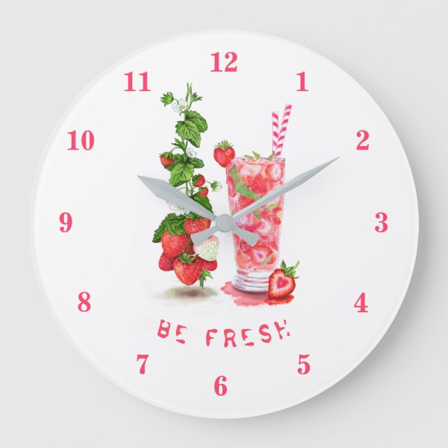 Grande Horloge Ronde Fresh Strawberry Juice (Recto)