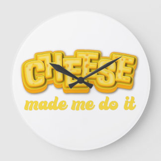 Grande Horloge Ronde Fromage Made me le faire