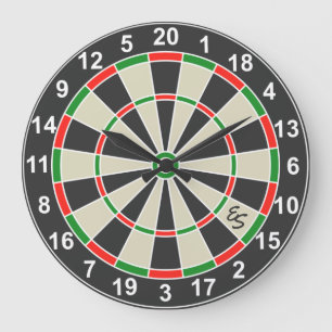 Grande Horloge Ronde Funny Dartboard