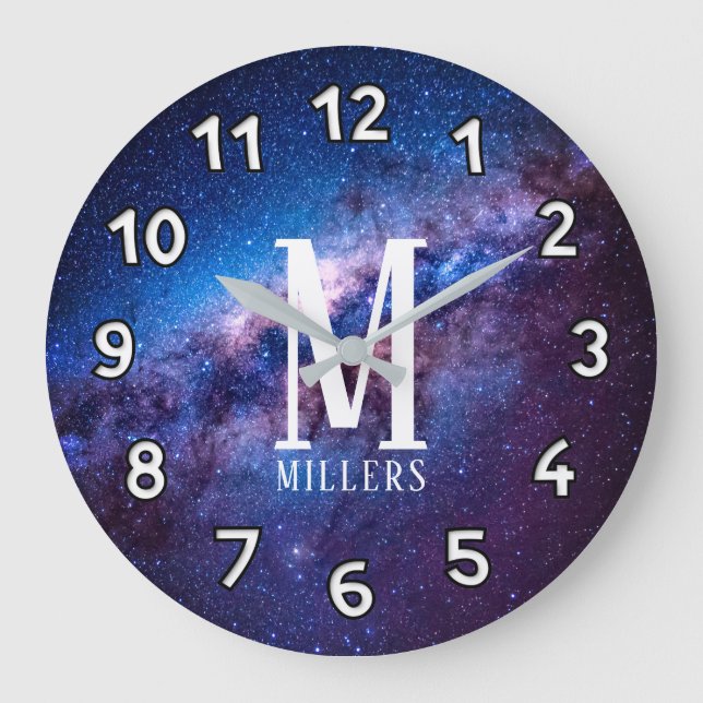 Grande Horloge Ronde Galaxy family name large clock (Recto)