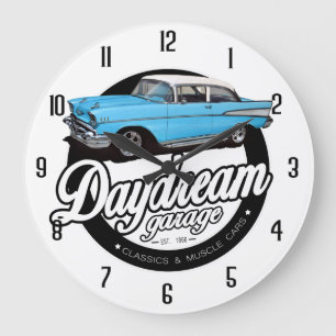 Grande Horloge Ronde Garage Daydream