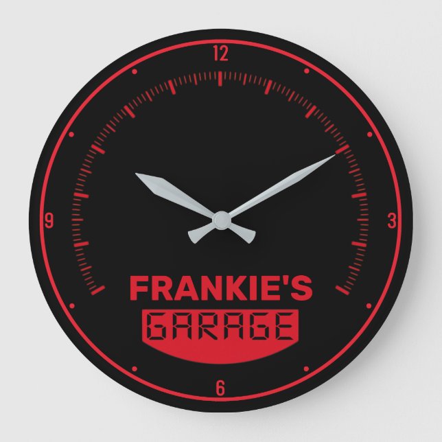Grande Horloge Ronde Garage de Speedometer (Recto)