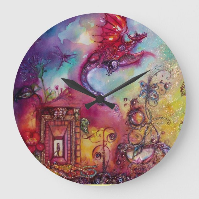 GRANDE HORLOGE RONDE GARDEN OF THE LOST SHADOWS / FLYING RED DRAGON (Recto)