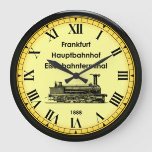 Grande Horloge Ronde Gare de Francfort ~ Allemagne ~ 1888 ~