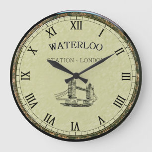 Grande Horloge Ronde Gare de Waterloo ~ Tower Bridge ~ Londres Angleter