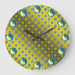 Grande Horloge Ronde Gémeaux & Lapin d'eau