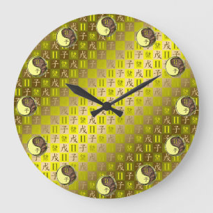Grande Horloge Ronde Gémeaux & Rat de Terre