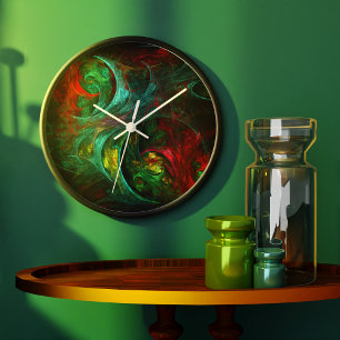 Grande Horloge Ronde Genesis Nova Abstract Art Round