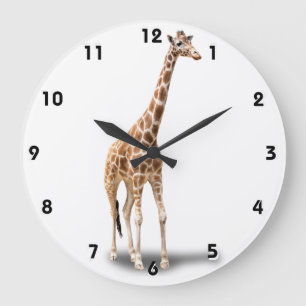 GRANDE HORLOGE RONDE GIRAFFE