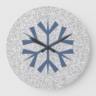 Grande Horloge Ronde Gland Gray Glitter