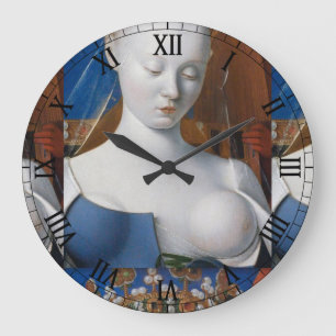 Grande Horloge Ronde Gloire Au Sein Divin De Marie