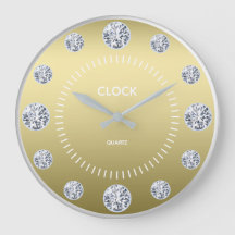 Gold Diamond Dial Nom personnalisé