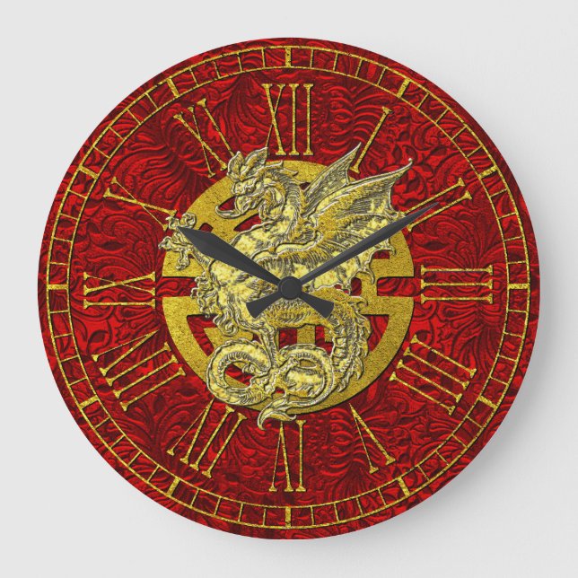 Grande Horloge Ronde Gold Dragon Chinese (Recto)