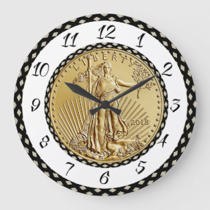 GRANDE HORLOGE RONDE GOLD LIBERTY COIN