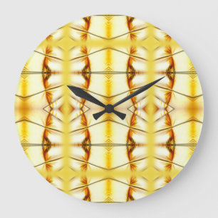 Grande Horloge Ronde Golden Bling