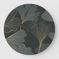 Golden Ginkgo : Luxueux Déco Floral.
