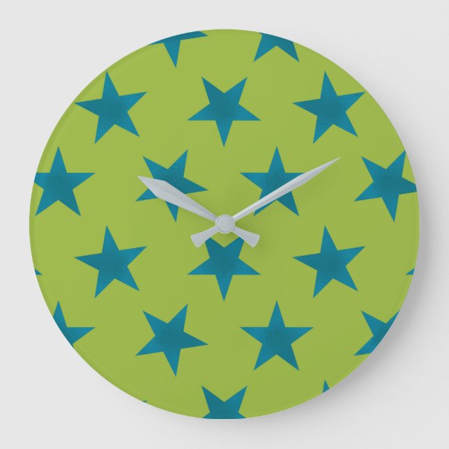 Grande Horloge Ronde Golden Stars Motif 20 (Recto)