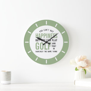 Grande Horloge Ronde Golf est le bonheur Amoureux Golf