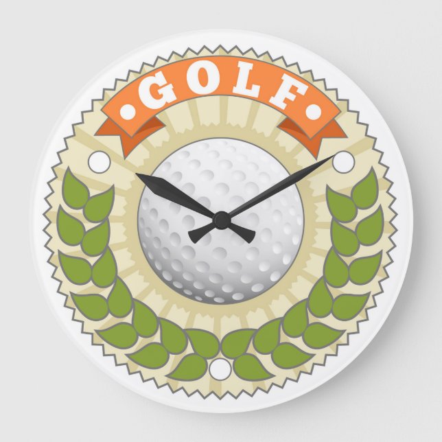 Grande Horloge Ronde Golf Large Clock (Recto)