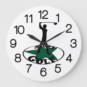 Grande Horloge Ronde Golf - une magnifique carte de jeu
