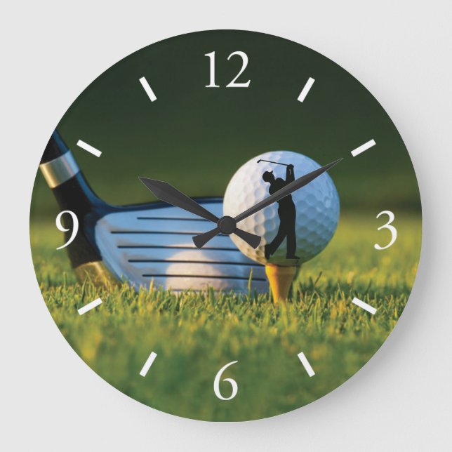 Grande Horloge Ronde Golf Wall Clock (Recto)