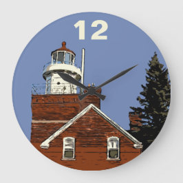 GRANDE HORLOGE RONDE GRAND POINT DE BAIE