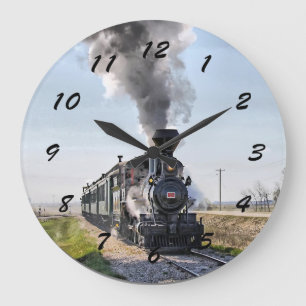 Grande Horloge Ronde Grande boucle de la locomotive