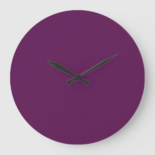 Grande Horloge Ronde Grape purple
