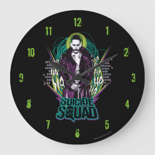 Grande Horloge Ronde Graphique de roche de joker du peloton   de