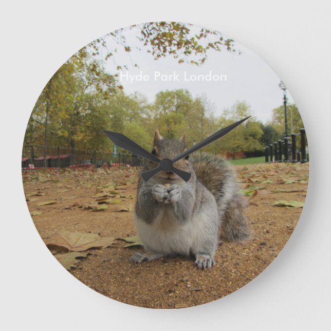 Grande Horloge Ronde Gray Squirrel Hyde Park Londres. (Recto)