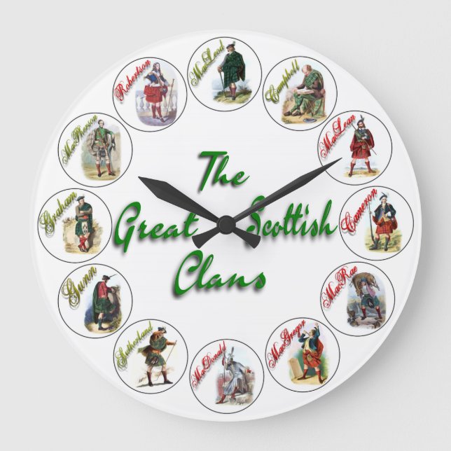 Grande Horloge Ronde Great Scottish Clock Style One (Recto)
