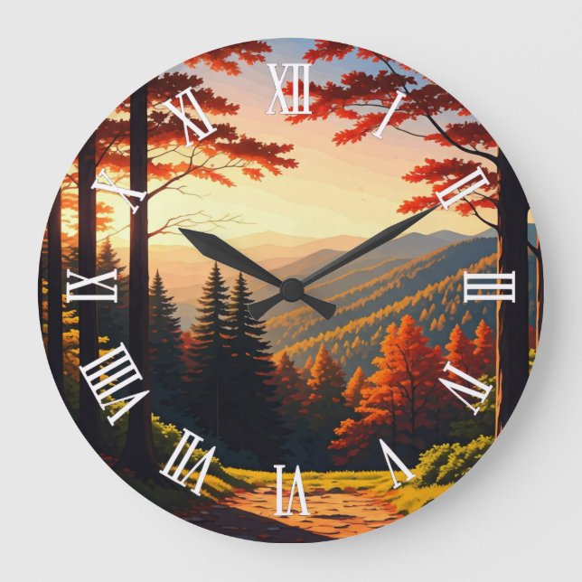 Grande Horloge Ronde Great Smoky Mountains Souvenir (Recto)