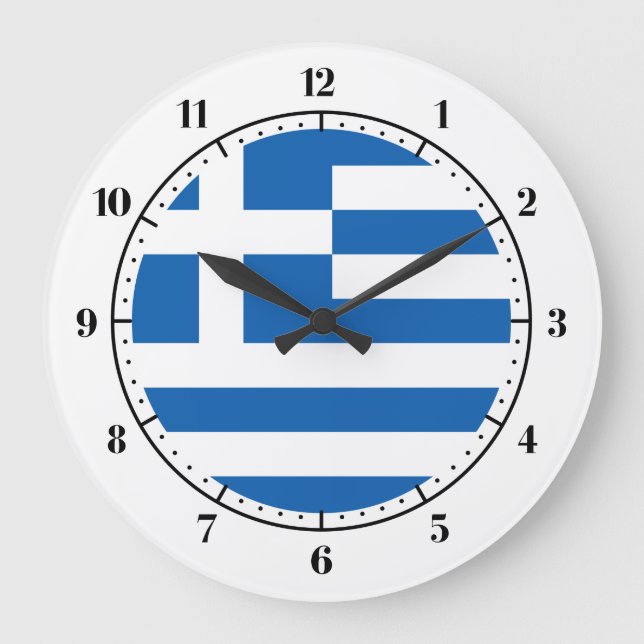 Grande Horloge Ronde Greek flag (Recto)