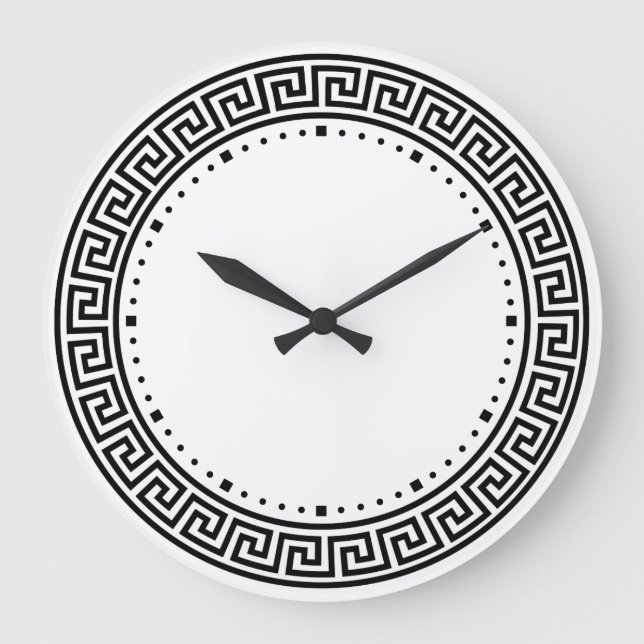 Grande Horloge Ronde Greek Key Design (Recto)