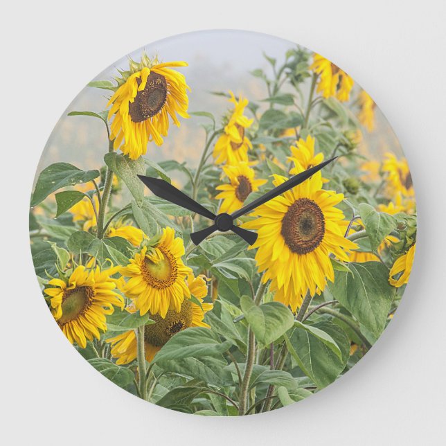 Grande Horloge Ronde Green beautiful floral (Recto)