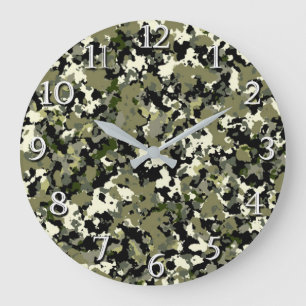 Grande Horloge Ronde Green Black Cream