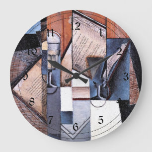 Grande Horloge Ronde Gris - Le livre