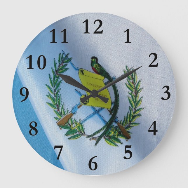 Grande Horloge Ronde Guatemala Flag with quetzal (Recto)