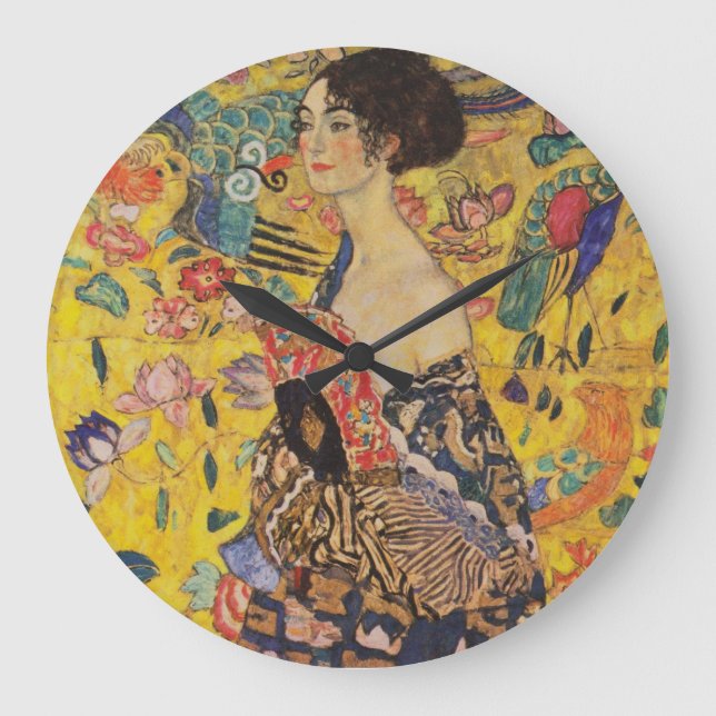Grande Horloge Ronde Gustav Klimt (Recto)