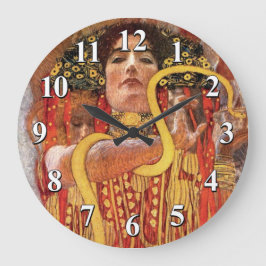 Grande Horloge Ronde Gustav Klimt - déesse de médecine de Hygieia de