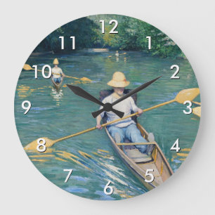 Grande Horloge Ronde Gustave Caillebotte - Périssoires sur l'Yerres