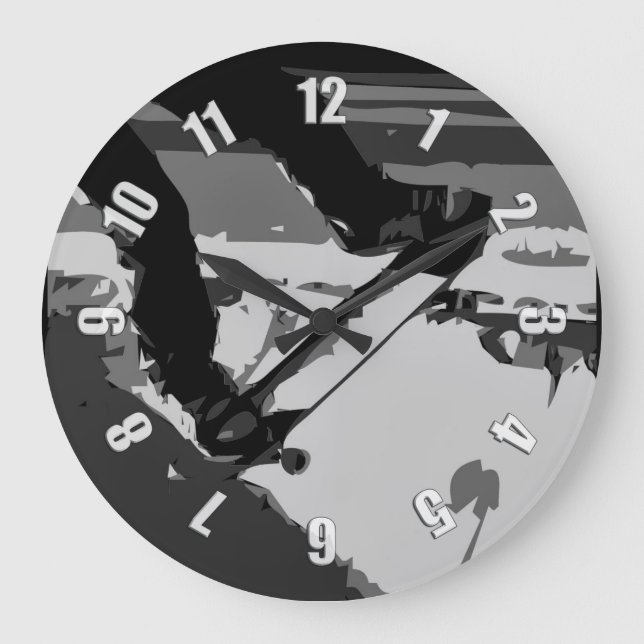 Grande Horloge Ronde Half pipe Skateboarding (Recto)
