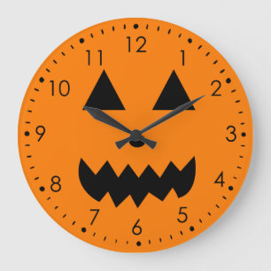 Grande Horloge Ronde Halloween