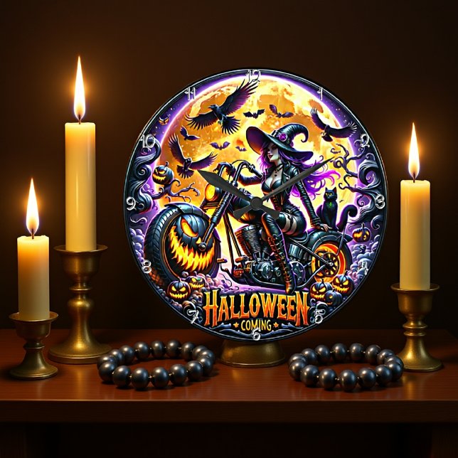 Grande Horloge Ronde Halloween à venir (Créateur téléchargé)