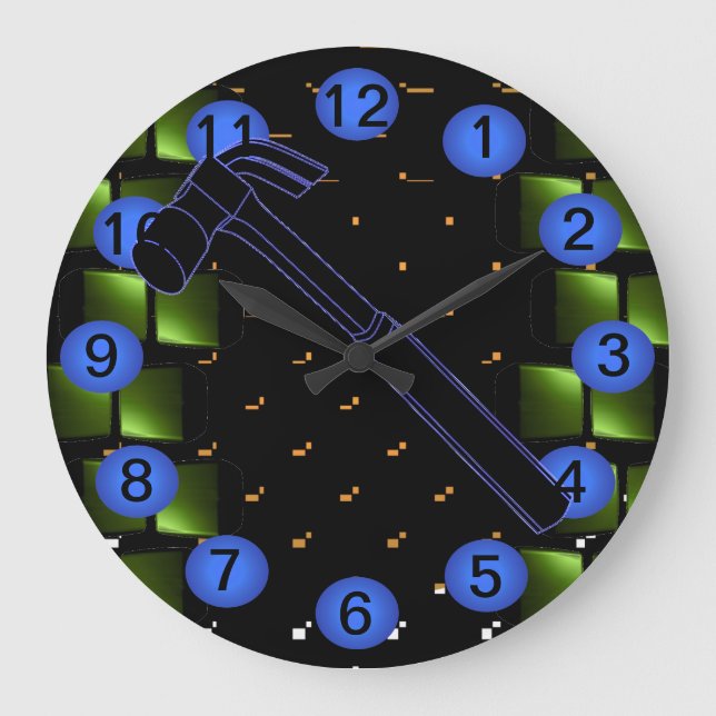 Grande Horloge Ronde Hammer Construction Building Workshop (Recto)